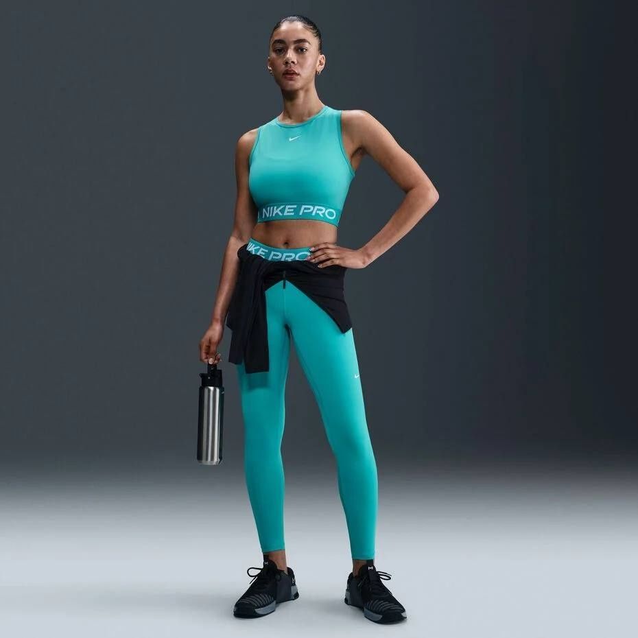 Топ Nike Pro Women's Dri-FIT Cropped Tank Top FZ3615-345 фото