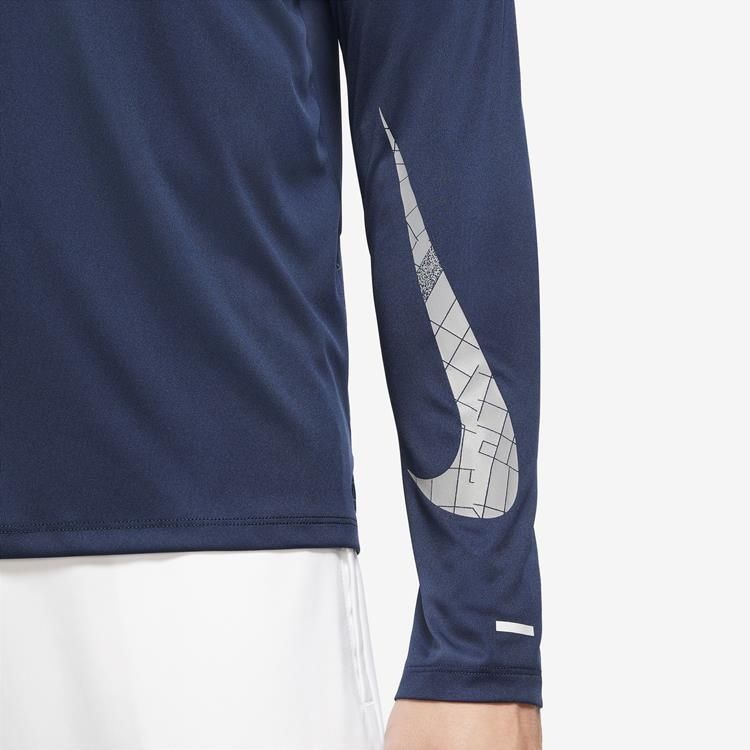 Реглан nike dri fit miler run division flash long-sleeve DQ6493-410 фото