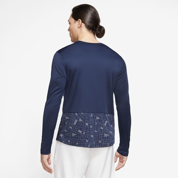 Реглан nike dri fit miler run division flash long-sleeve DQ6493-410 фото