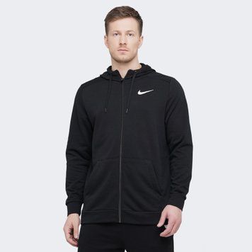 Кофта Nike Dri fit full-zip training hoodie fleece CJ4317-010 фото