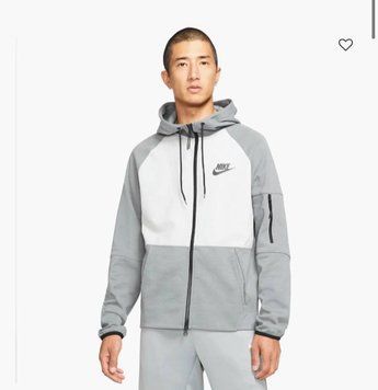 Кофта nike sportswear full zip hoodie  DD5284-077 фото